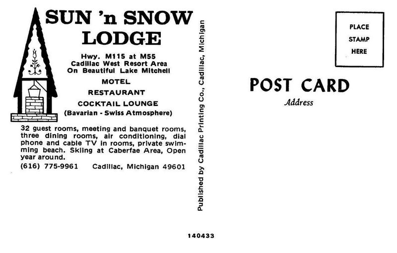 Sun n Snow Motel - Vintage Postcard (newer photo)